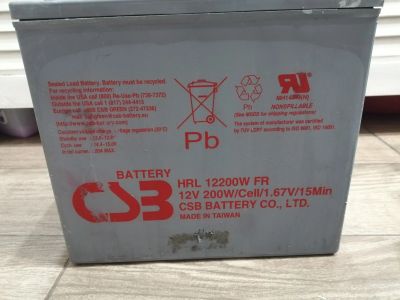 Лот: 19973909. Фото: 1. AGM аккумулятор CSB 50а/ч. Аккумуляторы