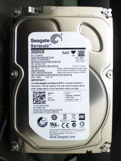 Лот: 18401931. Фото: 1. Жесткий диск Seagate ST3000DM001-1ER166... Жёсткие диски (HDD)