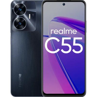 Лот: 22219520. Фото: 1. Смартфон realme C55 256GB Черный... Смартфоны