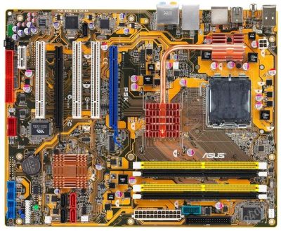 Лот: 2892115. Фото: 1. Материнская плата ASUS P5K под... Материнские платы