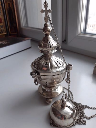 Лот: 17200720. Фото: 1. антикварное церковное кадило... Другое (антиквариат)