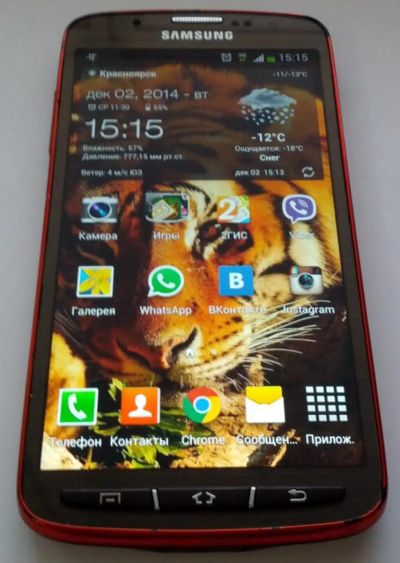 Лот: 4822694. Фото: 1. Samsung Galaxy S4-Active (водонепроницаемый... Смартфоны