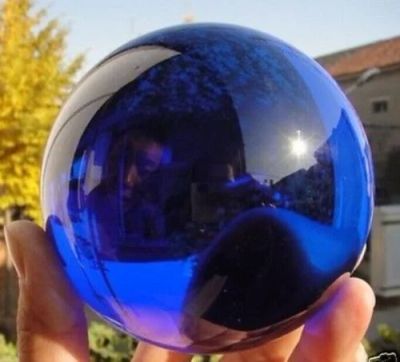 Лот: 6126127. Фото: 1. Азиатский синий кварц . шар 40... Минералы и окаменелости
