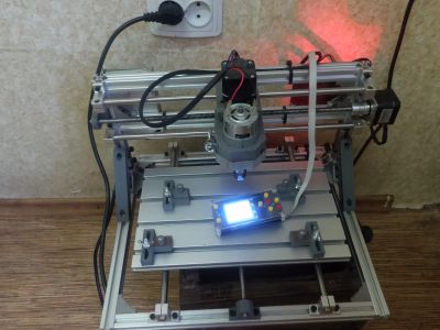 Лот: 23539783. Фото: 1. модифицированный ЧПУ cnc3018 с... Радиолюбительский инструмент