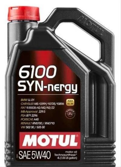 Лот: 15999148. Фото: 1. Моторное масло Motul 6100 SYN-nergy... Масла, жидкости