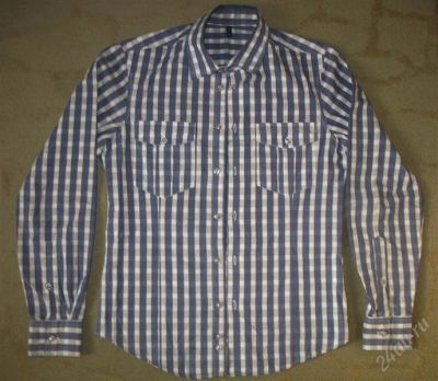 Лот: 1580585. Фото: 1. Рубашка Benetton Slim 12-14 лет. Рубашки, блузки, водолазки