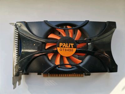 Лот: 17588142. Фото: 1. Видеокарта GeForce GTS 450 1gb... Видеокарты