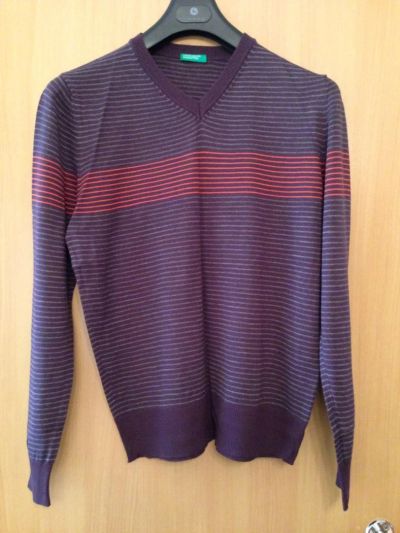 Лот: 5328947. Фото: 1. Кофта мужская 48-50 новая Benetton. Свитеры, толстовки, худи