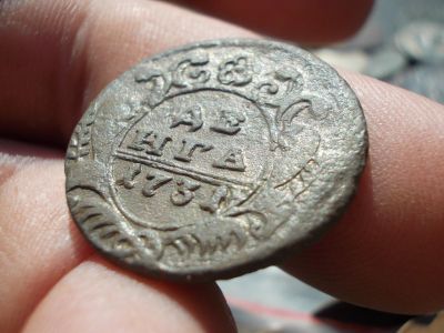 Лот: 14549876. Фото: 1. Отличная денга 1731 года. Россия до 1917 года