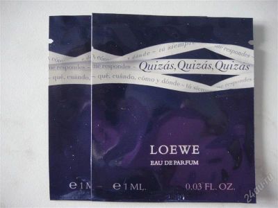 Лот: 1092109. Фото: 1. LOEWE Quizas, Quizas, Quizas пробники... Унисекс парфюмерия
