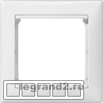Лот: 8704581. Фото: 1. Пятиместная рамка Legrand Valena... Электроустановочные изделия
