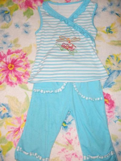 Лот: 3941384. Фото: 1. Костюмчик для дома дачи голубой. Одежда для дома