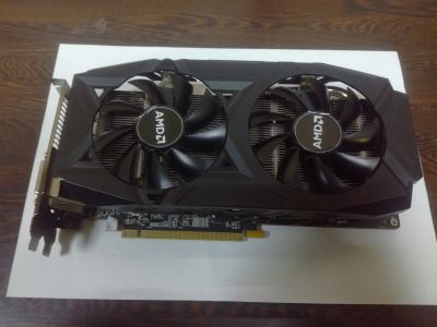 Лот: 16850886. Фото: 1. Видеокарта RX 580 8Gb PowerColor... Видеокарты