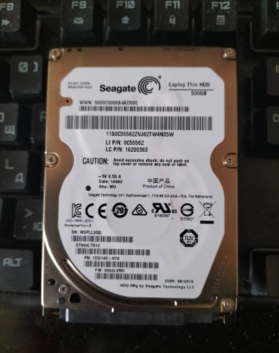 Лот: 23563296. Фото: 1. Жёсткий диск ST500LT012-1DG142... Жёсткие диски (HDD)