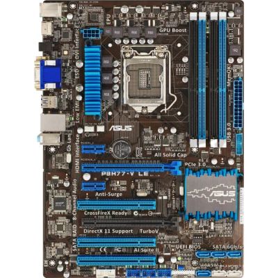 Лот: 6082546. Фото: 1. Игровая материнка ASUS P8H77-V... Материнские платы
