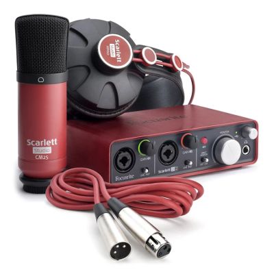 Лот: 3605975. Фото: 1. Комплект для домашней студии Focusrite... Аксессуары, комплектующие