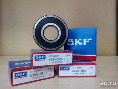 Лот: 13077585. Фото: 1. 6305-2RS1 SKF (25*62*17) подшипник. Запчасти