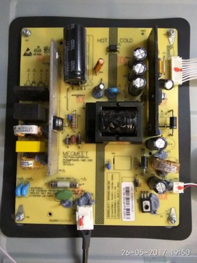 Лот: 9750560. Фото: 1. psu MPS40D-1MG 240 tv DEXP 42A8100. Запчасти для телевизоров, видеотехники, аудиотехники