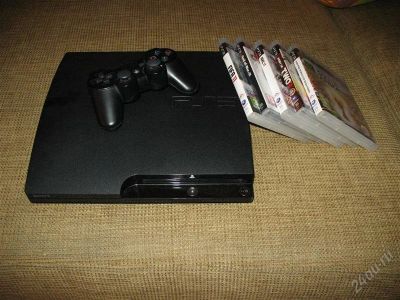 Лот: 1865006. Фото: 1. PlayStation 3 slim. Игровые приставки, консоли