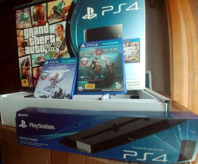 Лот: 18927973. Фото: 1. Sony Playstation 4 500gb. Консоли