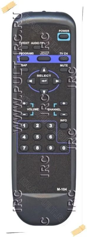 Лот: 15906920. Фото: 1. Пульт КОСМОС ТВ M-104, STB-2300. Пульты ДУ