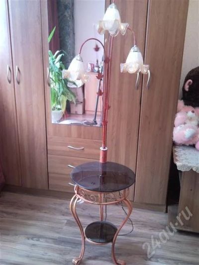 Лот: 449986. Фото: 1. Торшер с подставкой. Другое освещение