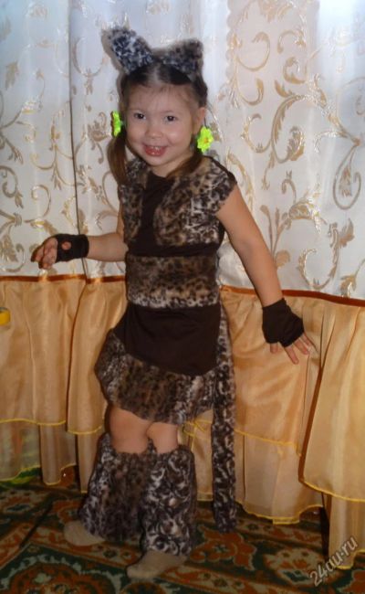 Лот: 4907474. Фото: 1. леопард , кошка на 4-5 лет. Детские карнавальные, праздничные костюмы