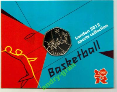 Лот: 6004594. Фото: 1. 0003 Великобритания 50 пенсов... Великобритания и острова