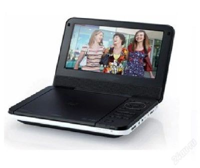 Лот: 2262084. Фото: 1. Портативный DVD плеер, TV, SD... Плееры