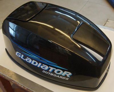 Лот: 11067106. Фото: 1. Капот Gladiator G9.9 (Yamaha 15... Запчасти для лодок, катеров, лодочных моторов