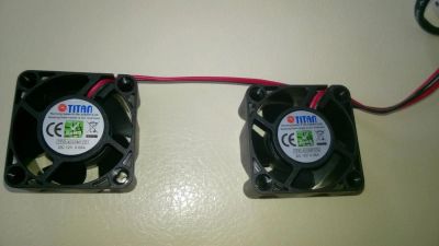 Лот: 8406379. Фото: 1. 2 вентилятора Titan TFD-4020M12S... Системы охлаждения