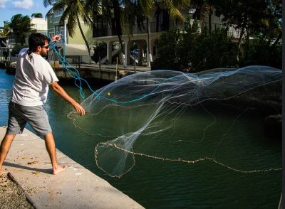 Лот: 4746017. Фото: 1. Быстросеть (castnet) диаметр 6... Рыболовные снасти, сети, поплавки