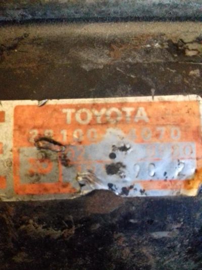 Лот: 10336307. Фото: 1. стартер Toyota 28100-74070 Toyota... Электрооборудование