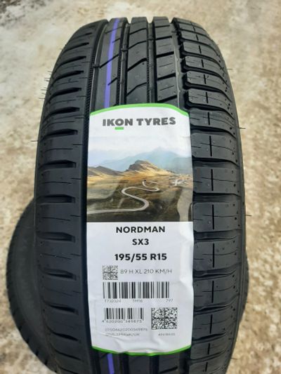 Лот: 21370915. Фото: 1. 195/55 R15 "Ikon Tyres Nordman... Шины
