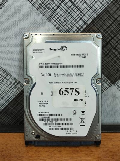 Лот: 19435226. Фото: 1. Жесткий диск SATA-II 2,5 Seagate... Жёсткие диски (HDD)
