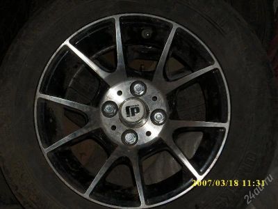 Лот: 139506. Фото: 1. --==Литье R13 "арбузы" 4 шт==--... Шины