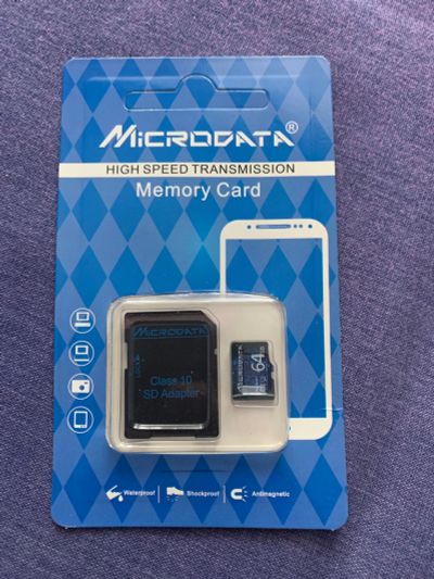 Лот: 18377405. Фото: 1. Micro Sd карта 64 гб class 10... Карты памяти
