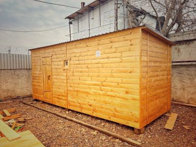 Лот: 22634973. Фото: 1. Каркасная баня 6*2,35, стоимость... Срубы, бани, дома