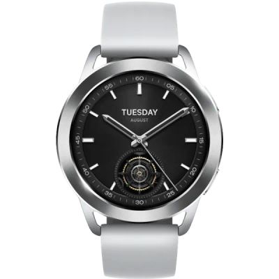 Лот: 22025873. Фото: 1. Умные часы Xiaomi Watch S3, Silver... Смарт-часы, фитнес-браслеты, аксессуары