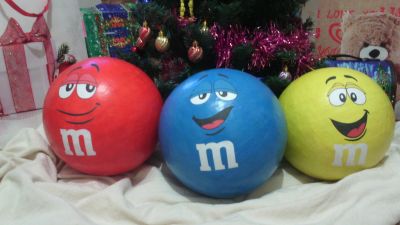 Лот: 13862241. Фото: 1. Большой Синий M&Ms. Подарочная упаковка