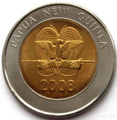 Лот: 5080497. Фото: 1. 2 кина Папуа-Новая Гвинея 2008г... Австралия и Океания