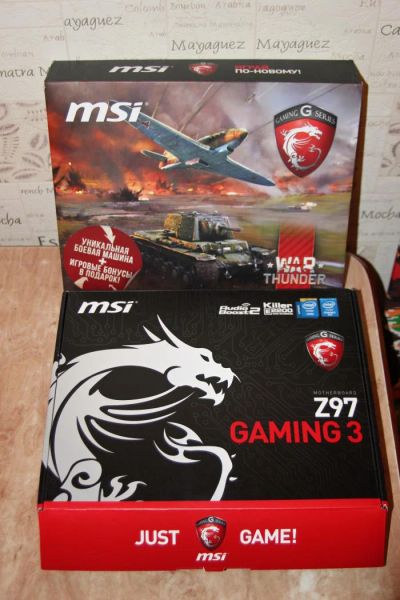 Лот: 8388828. Фото: 1. MSI z97 gaming 3. Материнские платы