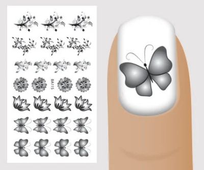 Лот: 11482009. Фото: 1. Слайдер-дизайн Malgrat Nails -... Украшения, дизайн ногтей