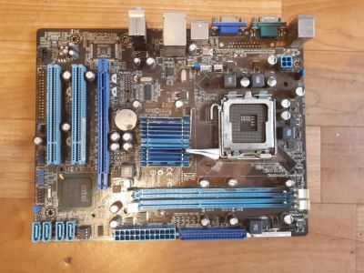 Лот: 10901354. Фото: 1. Материнская плата Asus P5g41t-m... Материнские платы