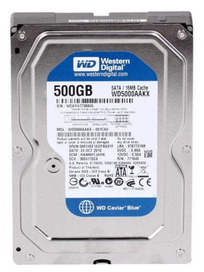 Лот: 3553666. Фото: 1. Western Digital WD5000AAKX. Жёсткие диски (HDD)