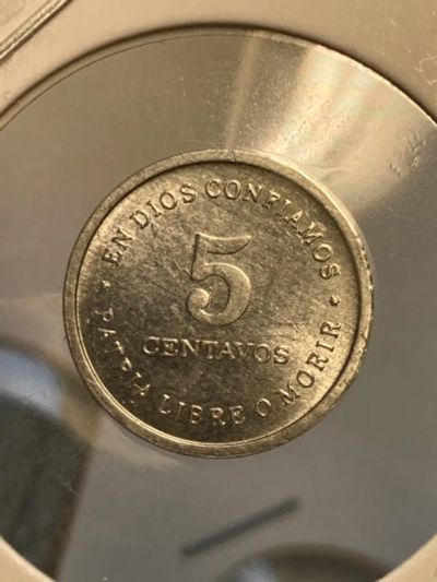 Лот: 19468656. Фото: 1. Никарагуа 5 сентаво, 1987. Америка