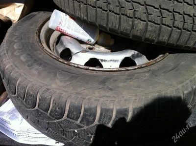 Лот: 1160399. Фото: 1. Диск Ford R14, 5 x 108, с шиной. Диски