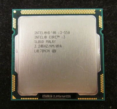 Лот: 9953211. Фото: 1. Intel Core i3-550 Clarkdale (3200MHz... Процессоры