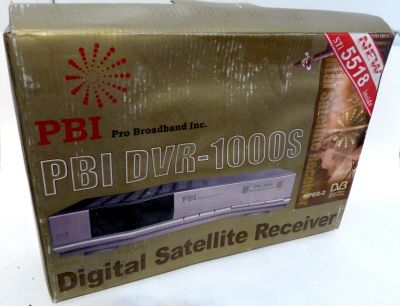 Лот: 4867795. Фото: 1. Спутниковый тюнер PBI DVR-1000S... Цифровое, спутниковое ТВ
