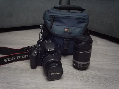 Лот: 10528978. Фото: 1. Canon EOS 600D Kit 18-55 и 55-250. Цифровые зеркальные